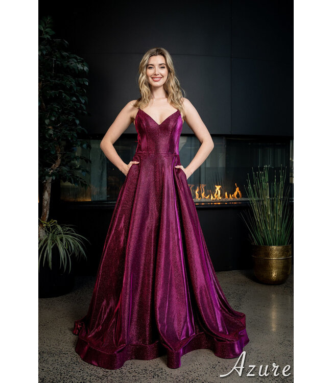 A9036 Robe Scintillante Bourgogne