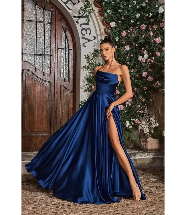 J26005 Robe Bustier Marine