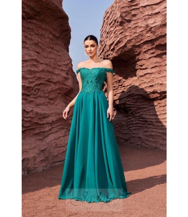 J27002 Robe fluide Émeraude