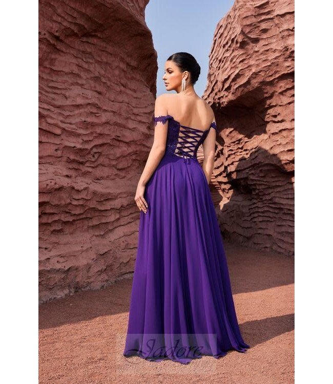 J27002 Robe fluide Mauve