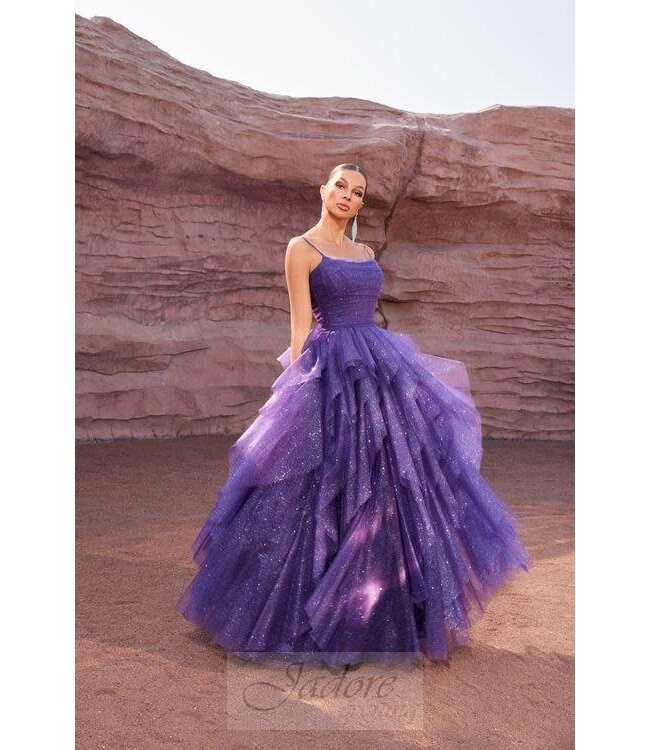 J27008 Robe à étages noire