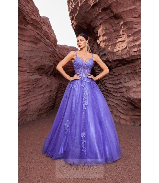 J27009 Robe princesse corset Iris