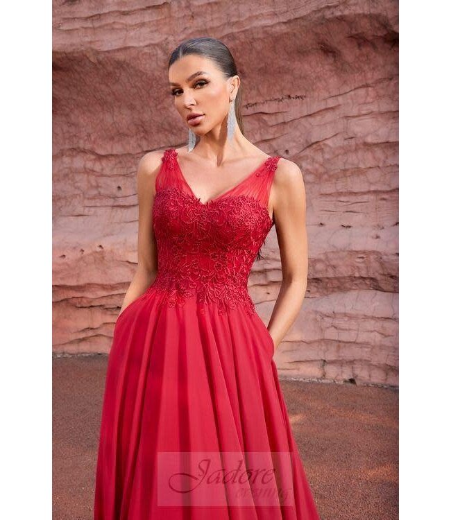 J27020 Robe Fluide Bourgogne