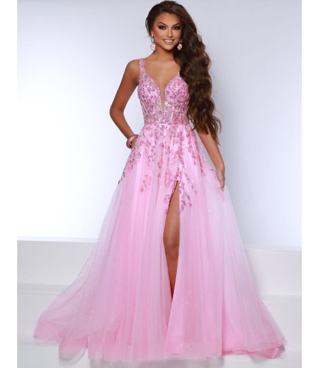 24232 Robe En Tulle Rose