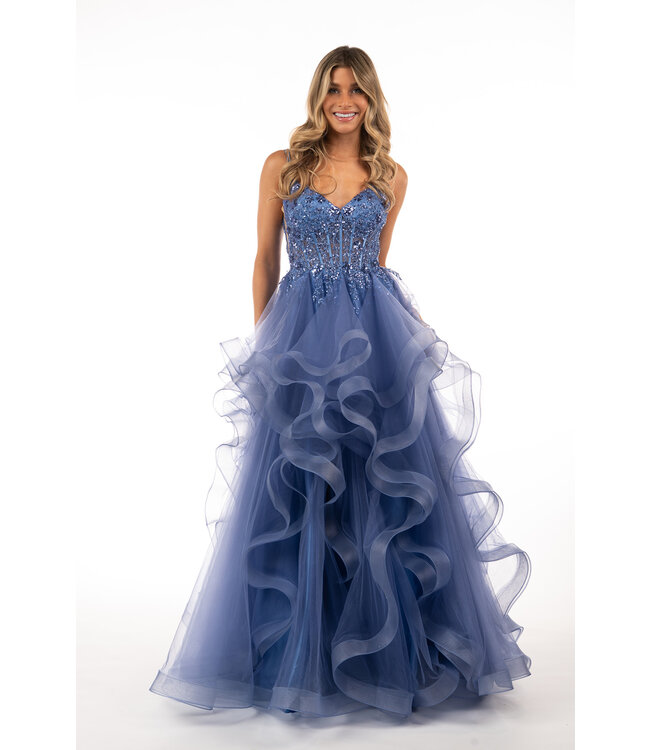 A10023 Robe Bleuet