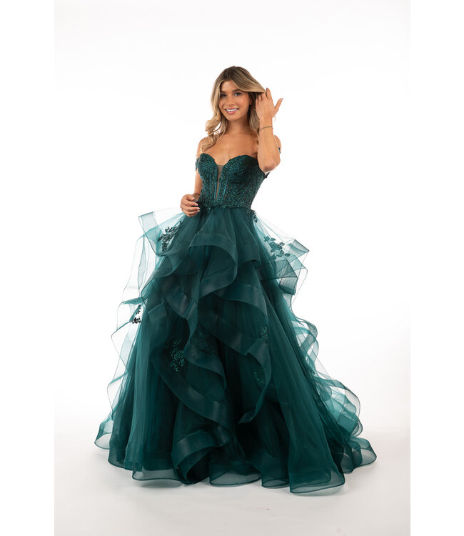 A10029 Robe Vert Pin