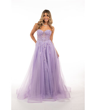 A10038 Robe Lilas A10038 Robe Lilas