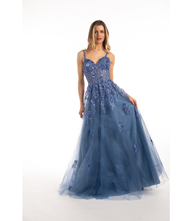 A10058 Robe Bleuet