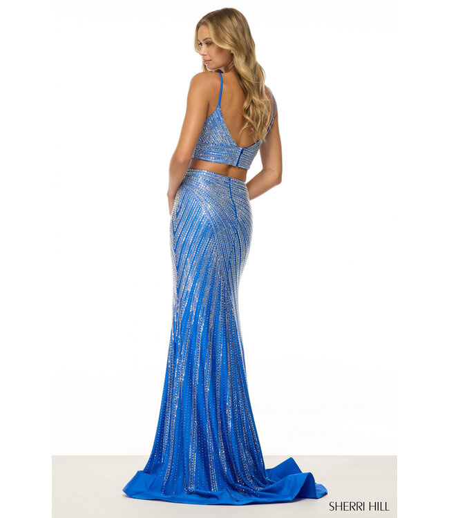 56931 Robe 2Pieces Brillante Noire