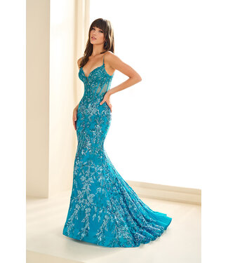 36003 Robe Bleu Céruléen