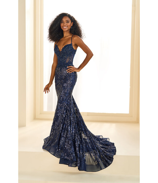36003 Robe Bleu Marin