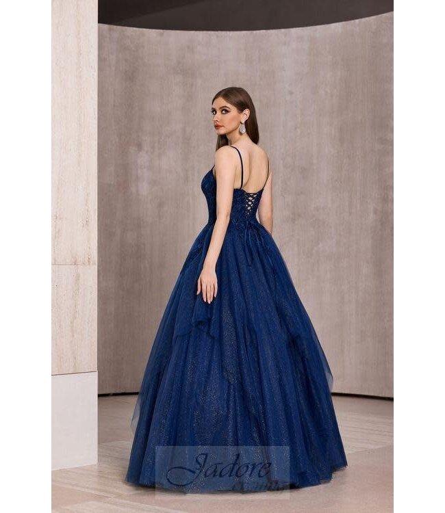 J28037 Robe Princesse Marine