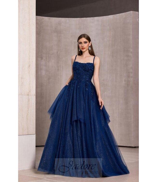 J28037 Robe Princesse Marine