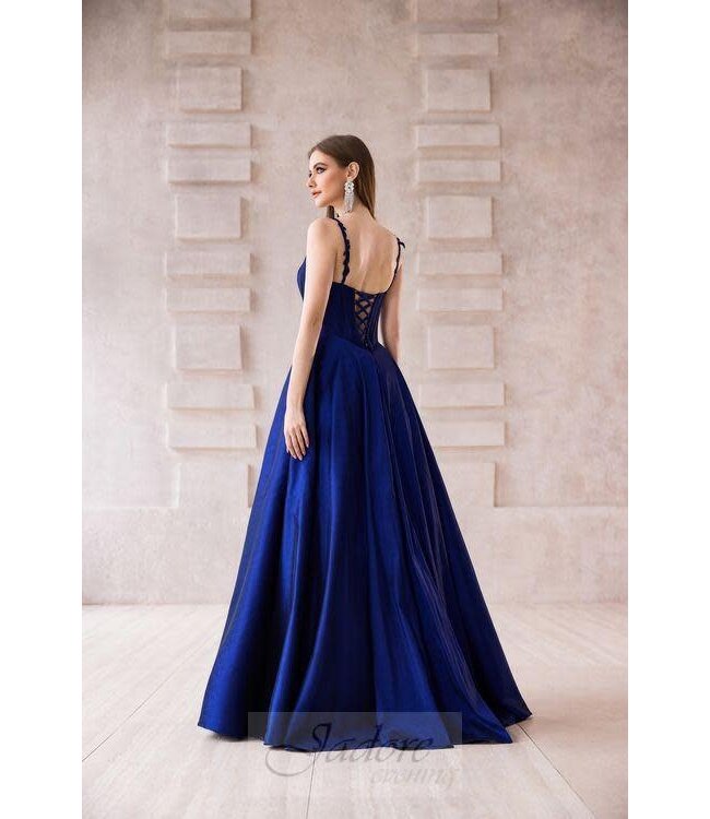 J28003 Robe Corset Bustier iris