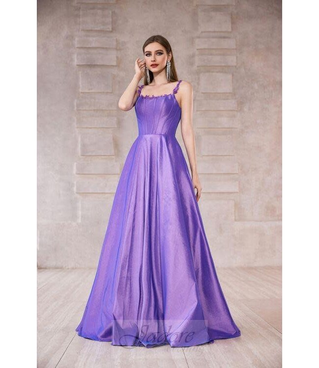 J28003 Robe Corset Bustier iris