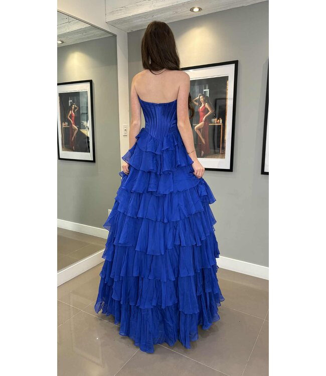 56911 Robe Corset Étagée Royal