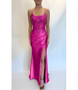 810708 Robe Corset Fuchsia