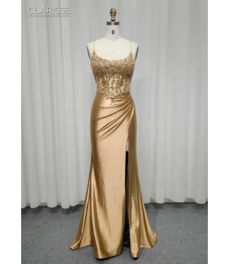 810708 Robe Corset Dorée