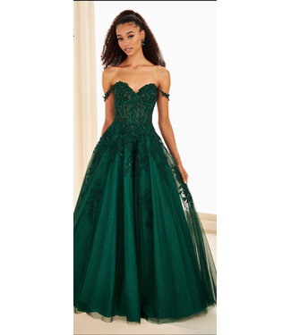 37028 Robe Corset Bustier Émeraude