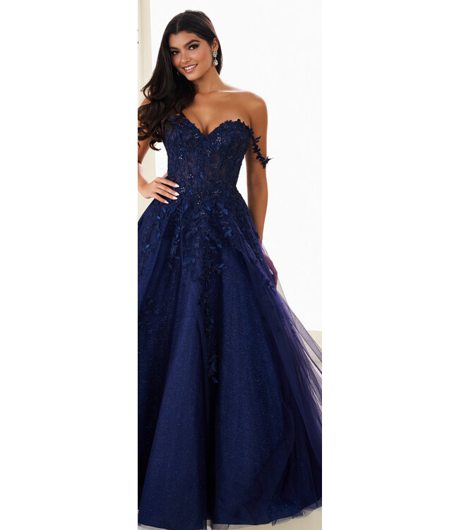 37028 Robe Corset Bustier Marine