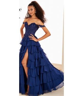 37108 Robe À Étages Avec Fente Marine