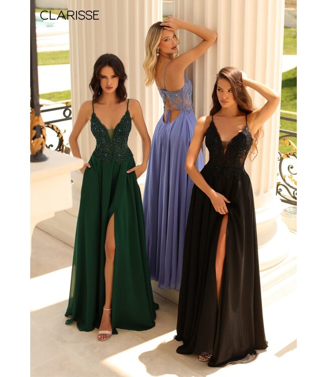 8021 Robe Fluide Noire