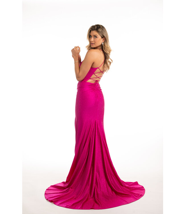 AE209 Robe Fushia