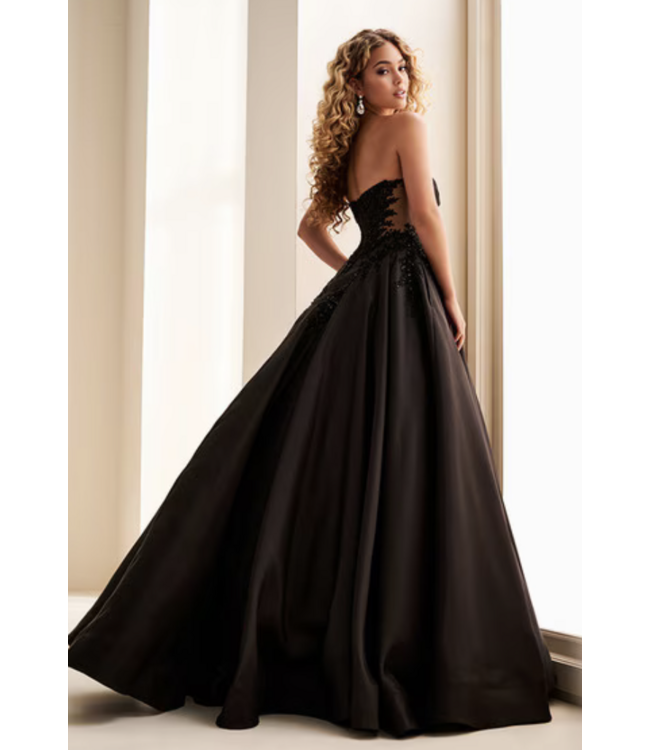 37082 Robe Corset Princesse Noire