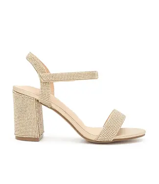 BLOSSOM Sandales Or Brillantes  ANNA