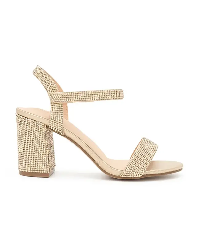 BLOSSOM Sandales Or Brillantes  ANNA