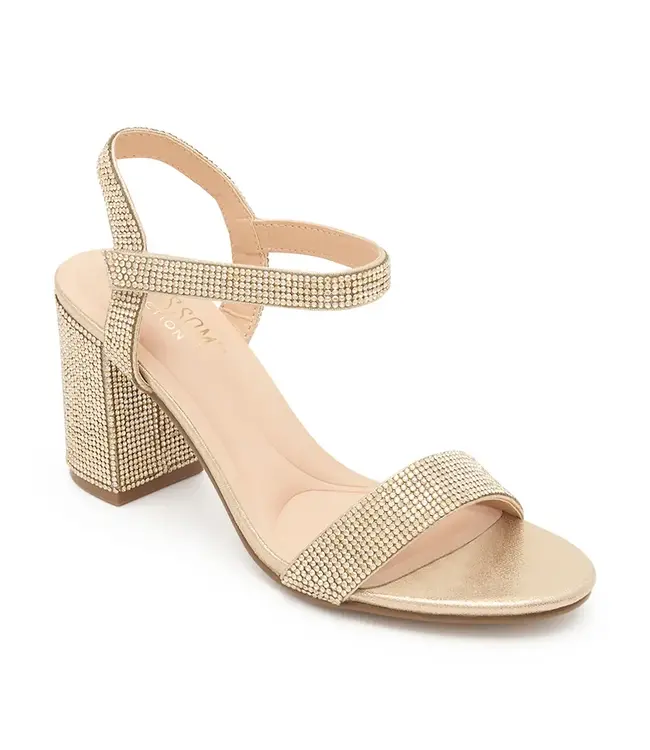 BLOSSOM Sandales Or Brillantes  ANNA