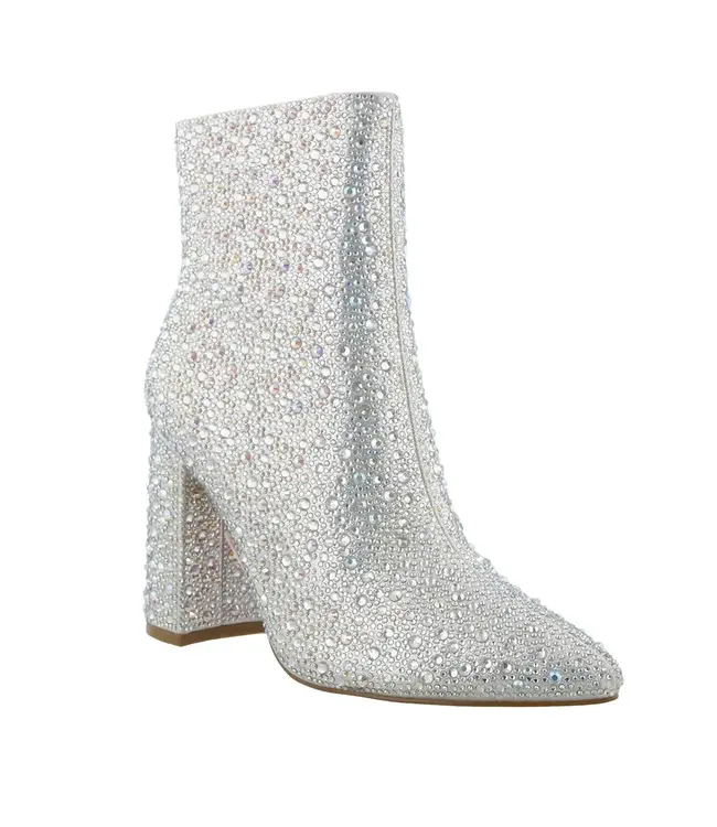 BLOSSOM Bottine À Talon Argenté MELANI