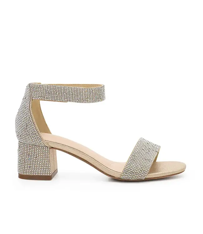 Sandales Nudes Brillantes JOHN