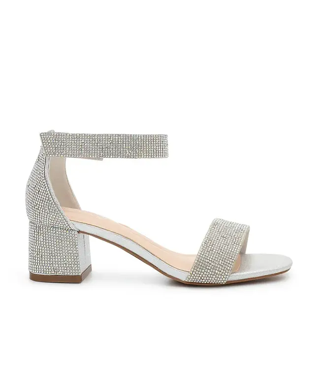BLOSSOM Sandales Argentées Brillantes JOHN