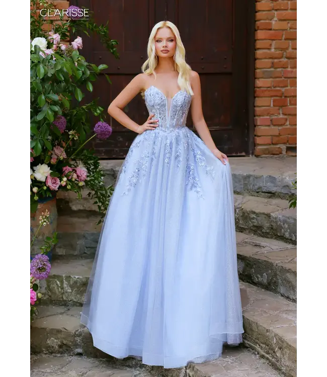 62102 Robe Corset Bleu Glacial