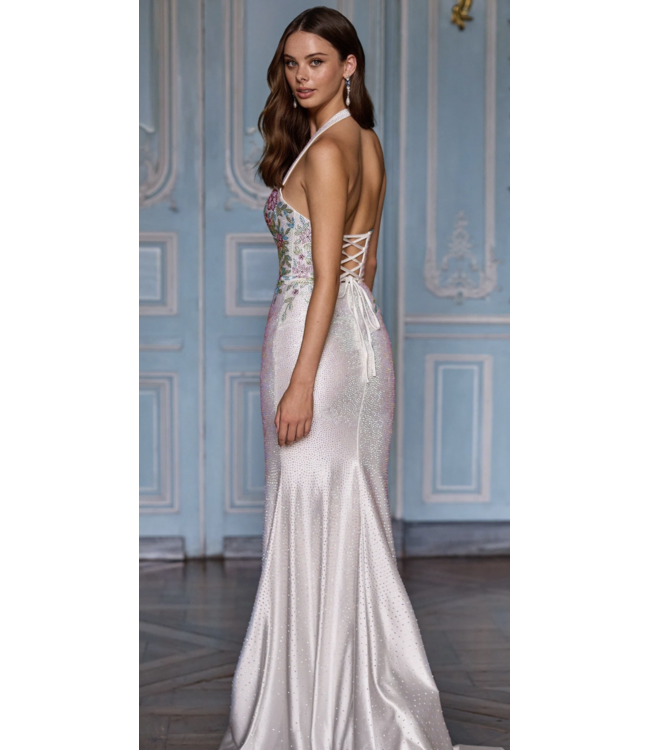 57843 Robe Ivory Multi