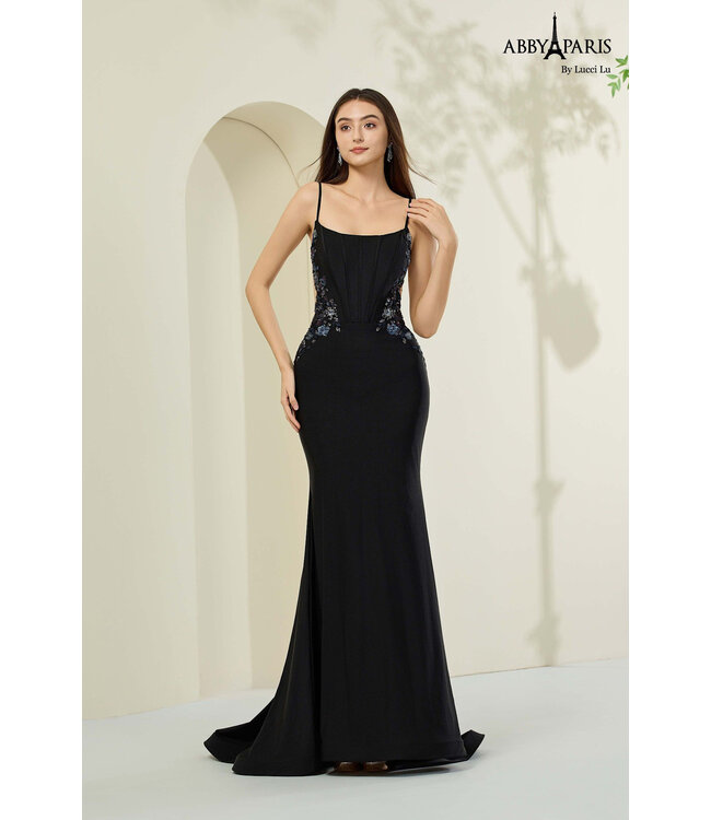 90360 Robe Bleu Noir