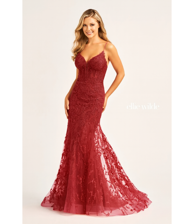 35010 Robe Sirène À Corset Bourgogne