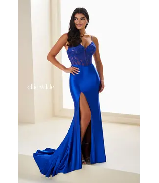 37118 Robe Ajustée Avec Corset Royal