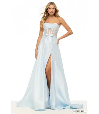 57697 Robe Scintillante Bleu givré