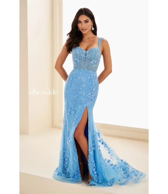 37224 Robe Bleu Clochette