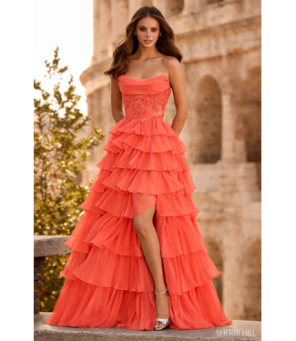 57497 Robe A Étage Orange