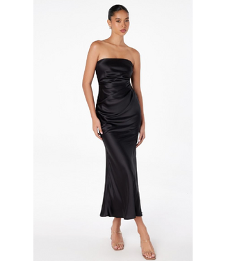 6002  Robe Croisée  7/8 Noire