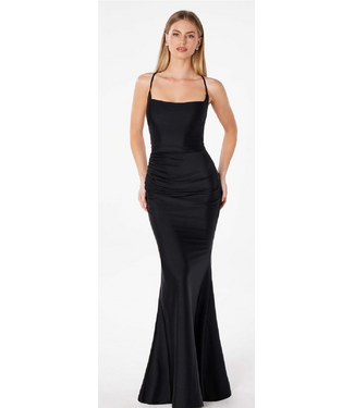 1003 Robe Ajustée Noire