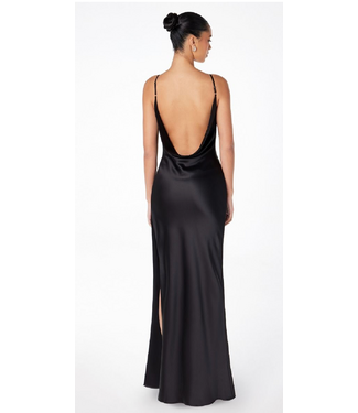 0002 Robe Dos Ouvert Bleu Robin