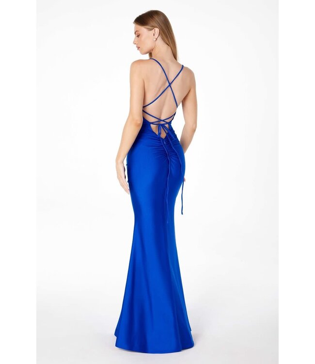 1003 Robe Ajustée Royal