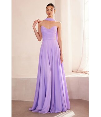 10307 Robe Sans Bretelle Lavande