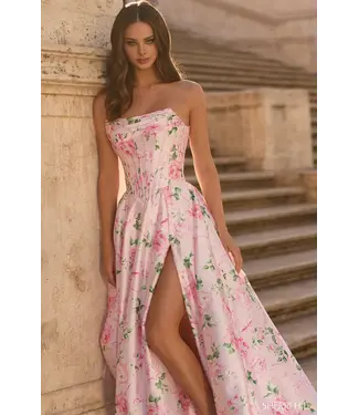 57830 Robe Corset Fleurie