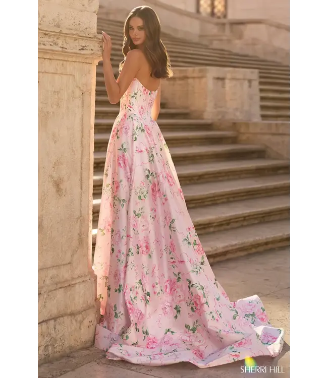 57830 Robe Corset Fleurie