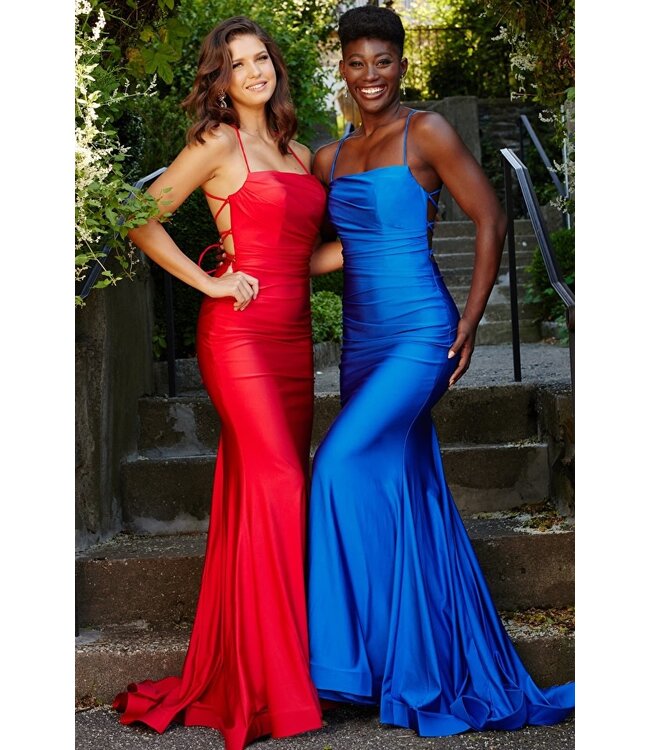 09839 Robe Moulante Rouge